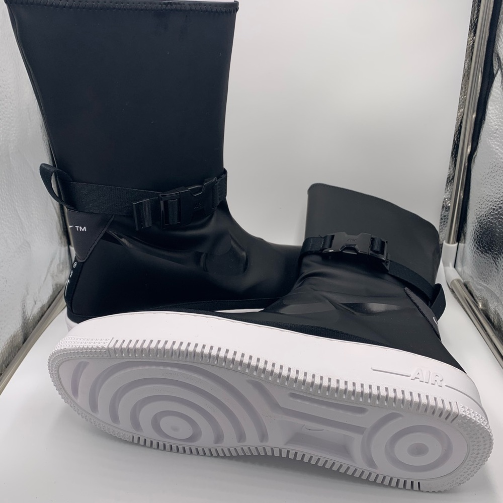 Nike W AF1 Sage Hi "Black/Black-White" - Picture 4 of 8